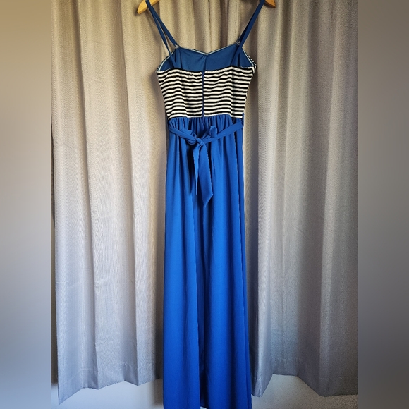 Y2K Bright Blue Maxi Dress - Picture 4 of 7